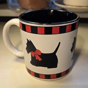 Scottie Dog with Red Bow Coffee Mug